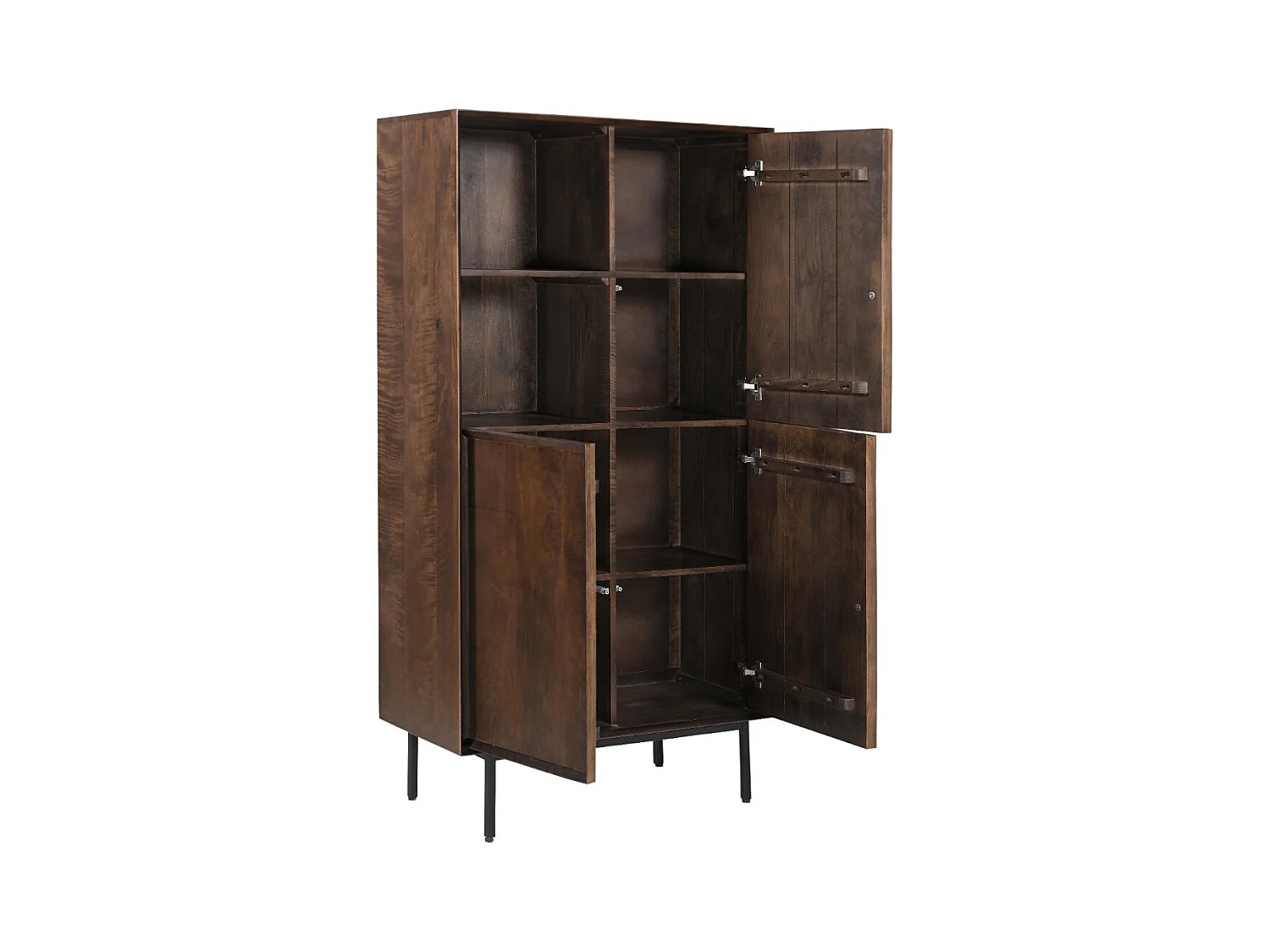 Kabinetkast Ravenstein Brown - 40x170x90cm