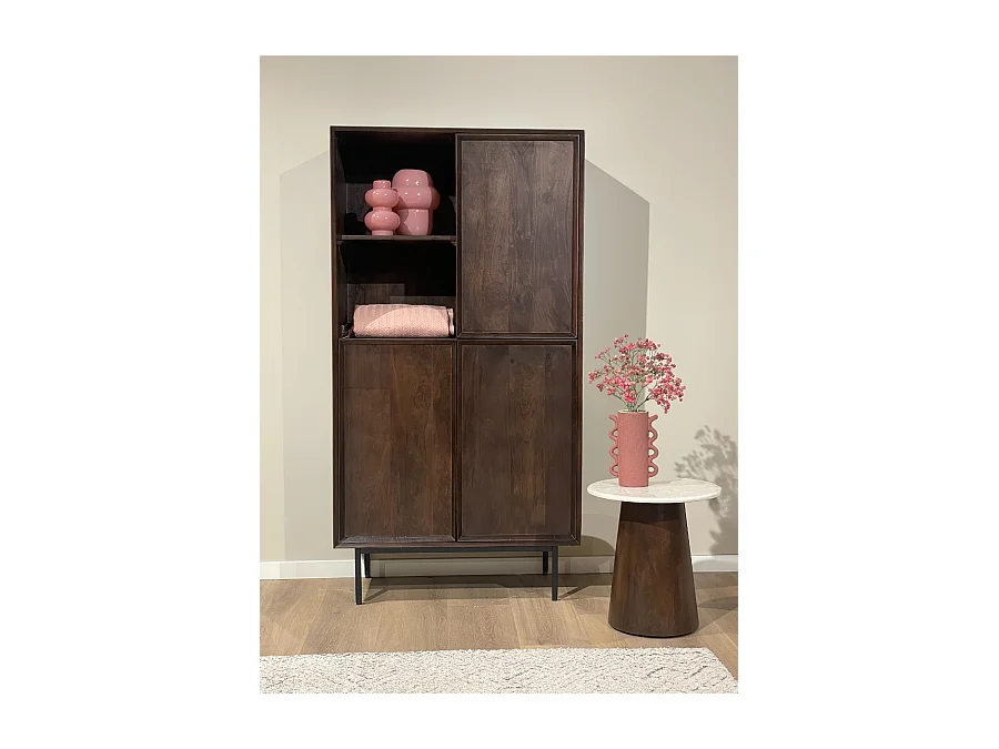 Kabinetkast Ravenstein Brown - 40x170x90cm