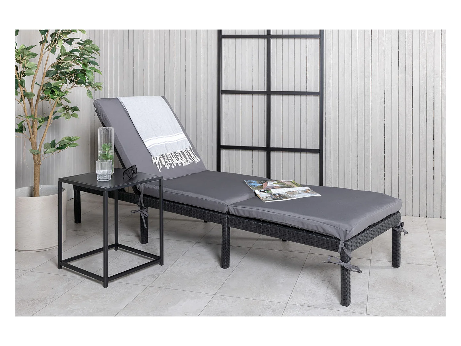 Transat Design "Bilbao" 198cm Noir