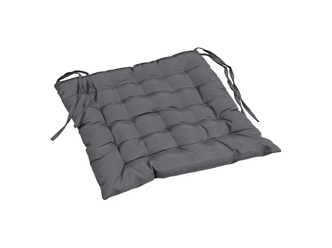 Galette de Chaise Matelassée "Essentiel" 40x40cm Béton