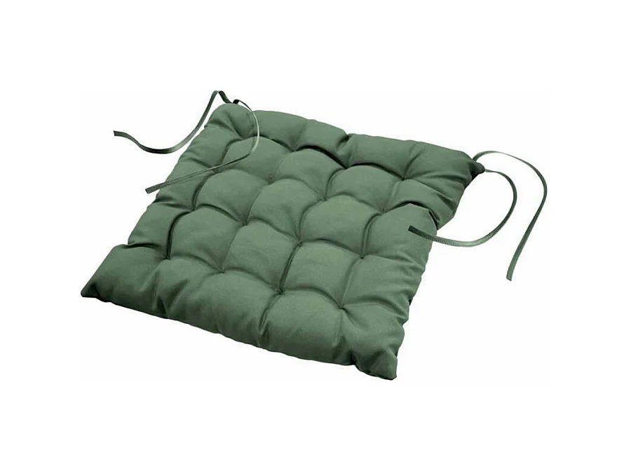 Galette de Chaise Matelassée "Essentiel" 40x40cm Kaki