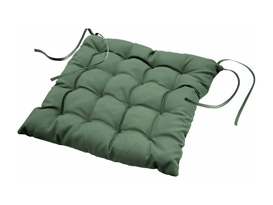 Galette de Chaise Matelassée "Essentiel" 40x40cm Kaki