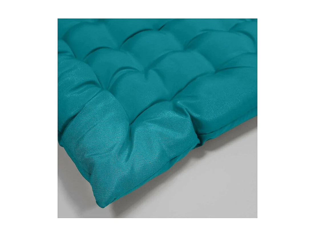 Galette de Chaise Matelassée "Essentiel" 40x40cm Pétrole