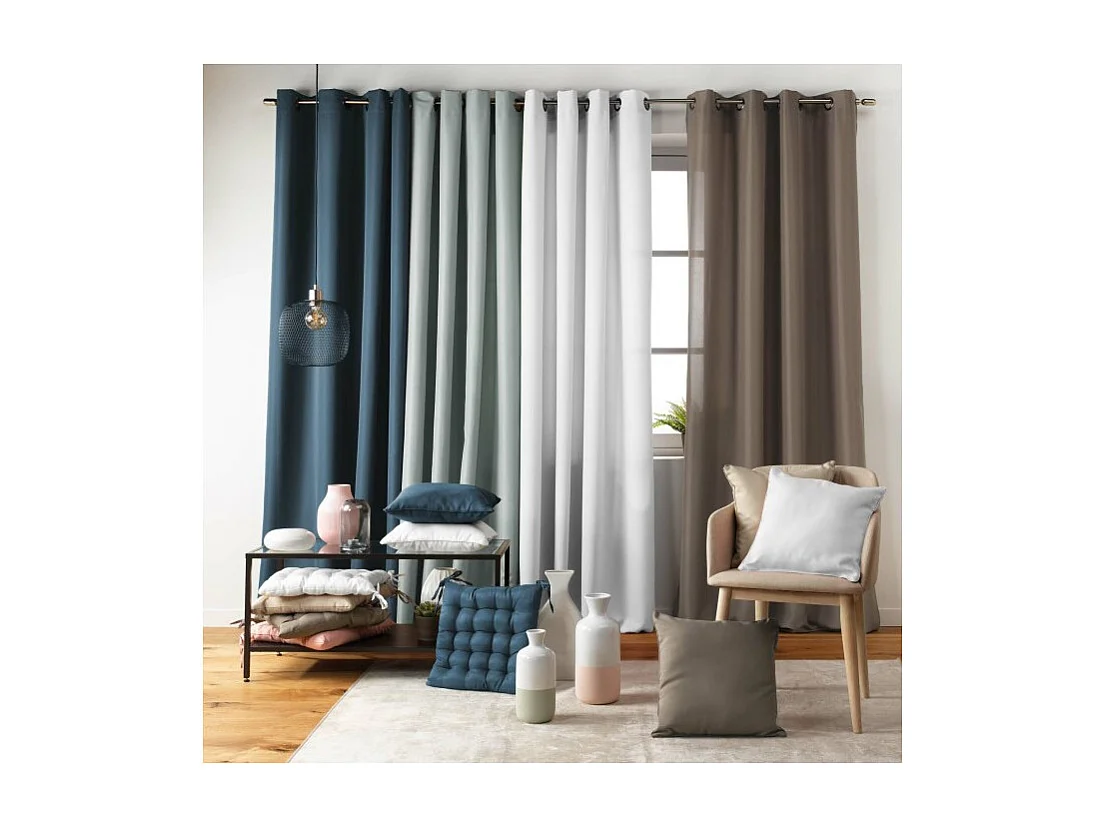 Galette de Chaise Matelassée "Essentiel" 40x40cm Taupe