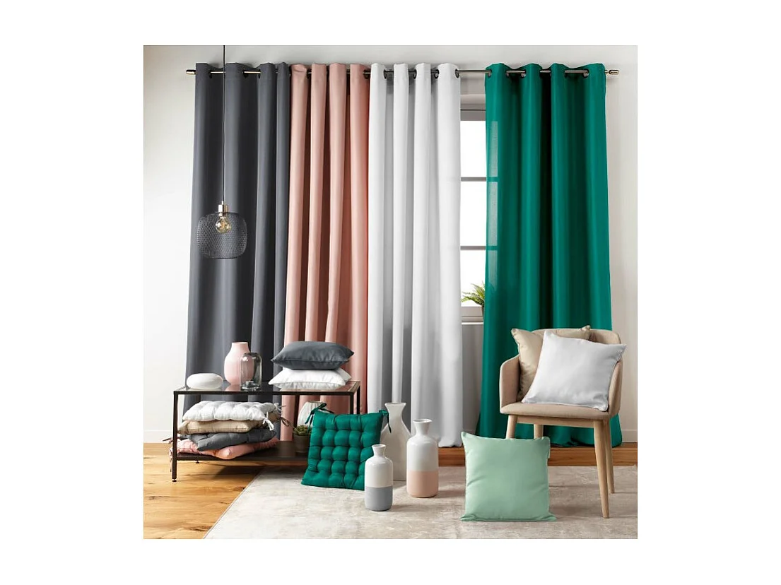 Galette de Chaise Matelassée "Essentiel" 40x40cm Rouge