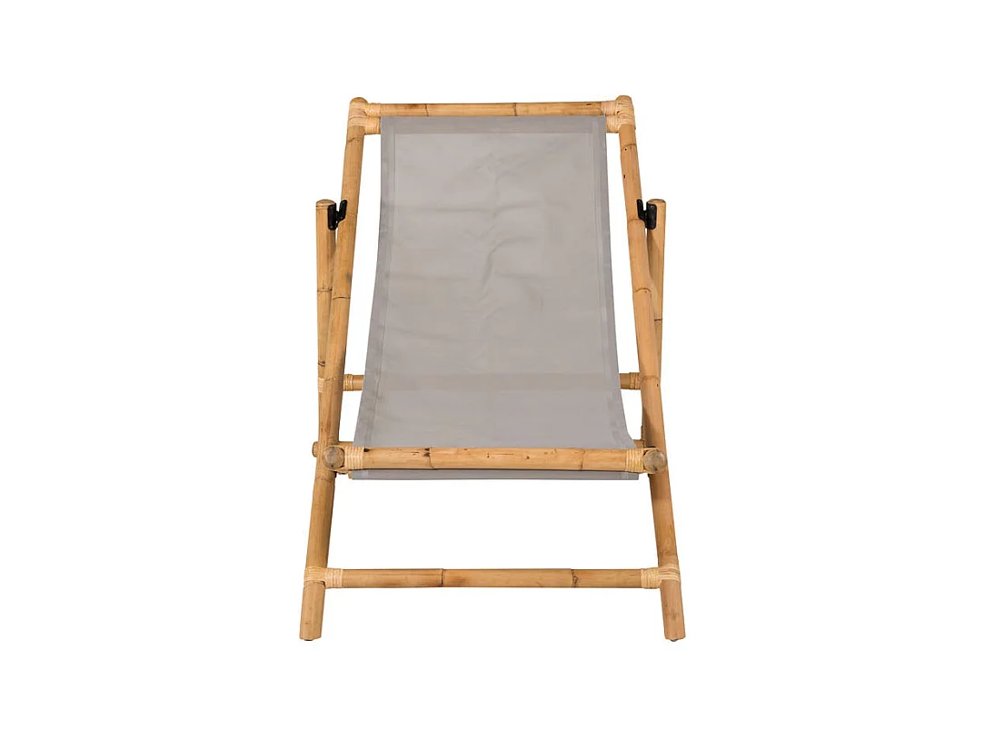 Chilienne "Cane" 115cm Naturel & Gris