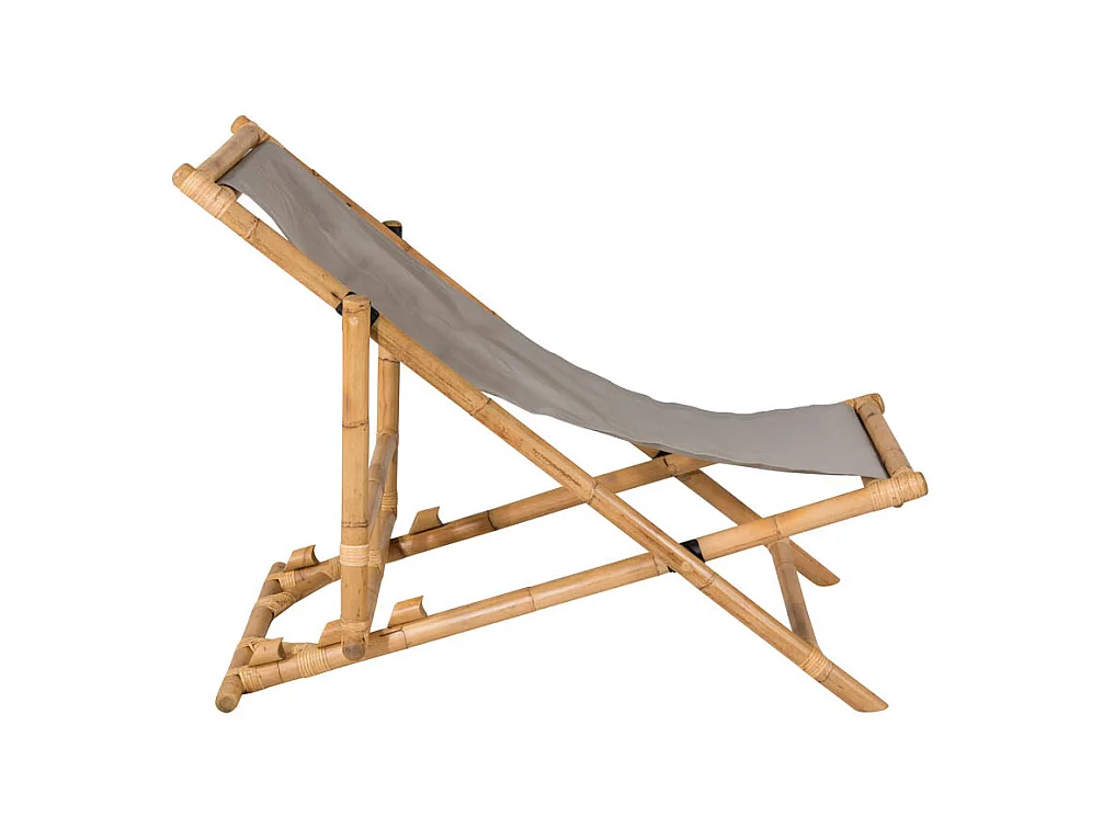 Chilienne "Cane" 115cm Naturel & Gris