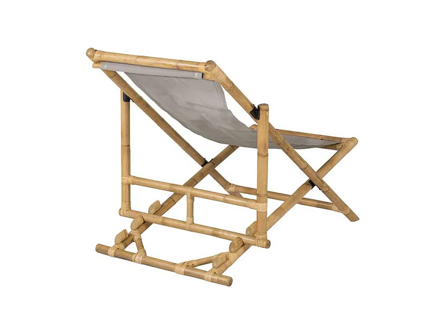 Chilienne "Cane" 115cm Naturel & Gris