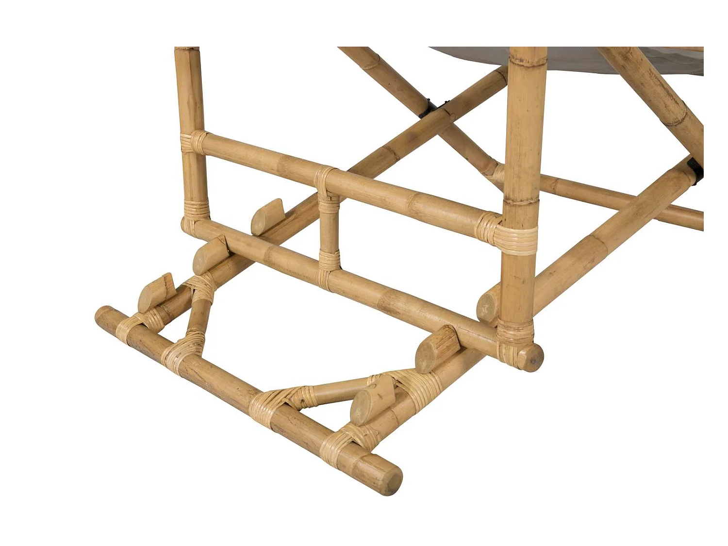 Chilienne "Cane" 115cm Naturel & Gris