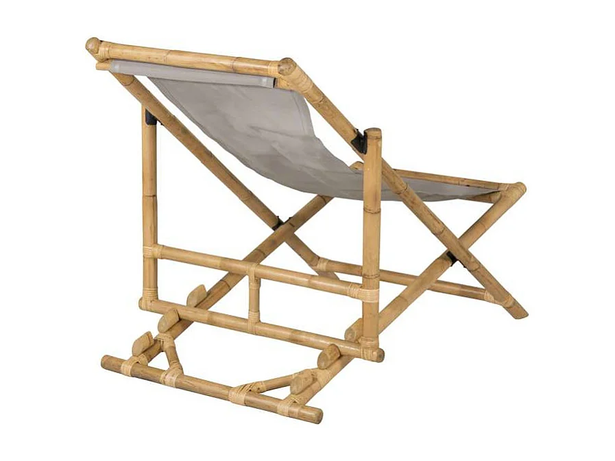 Chilienne "Cane" 115cm Naturel & Gris