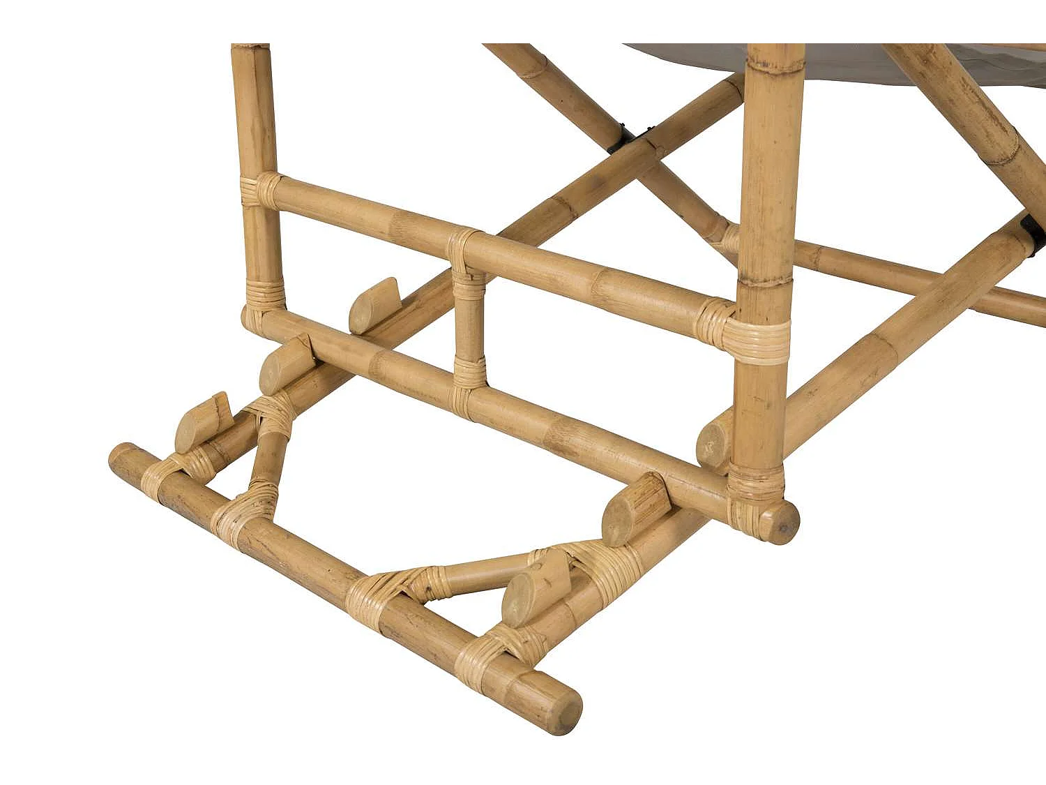 Chilienne "Cane" 115cm Naturel & Gris