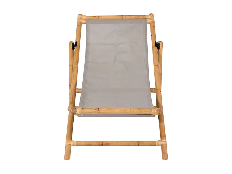 Chilienne "Cane" 115cm Naturel & Gris