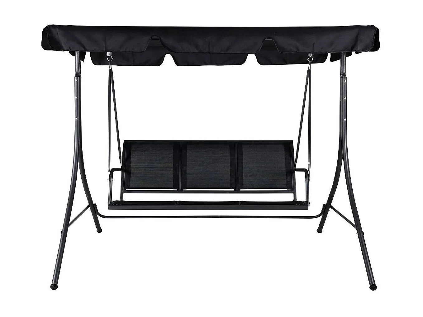 Montreal hangende tuinbank 3 pers. zwart.