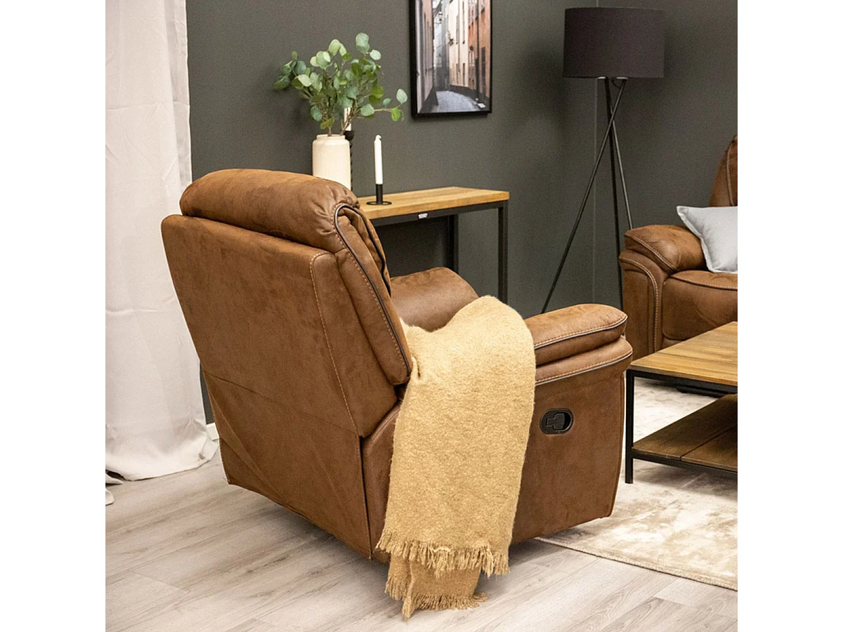 Fauteuil de Relaxation "Saranda" 99cm Marron