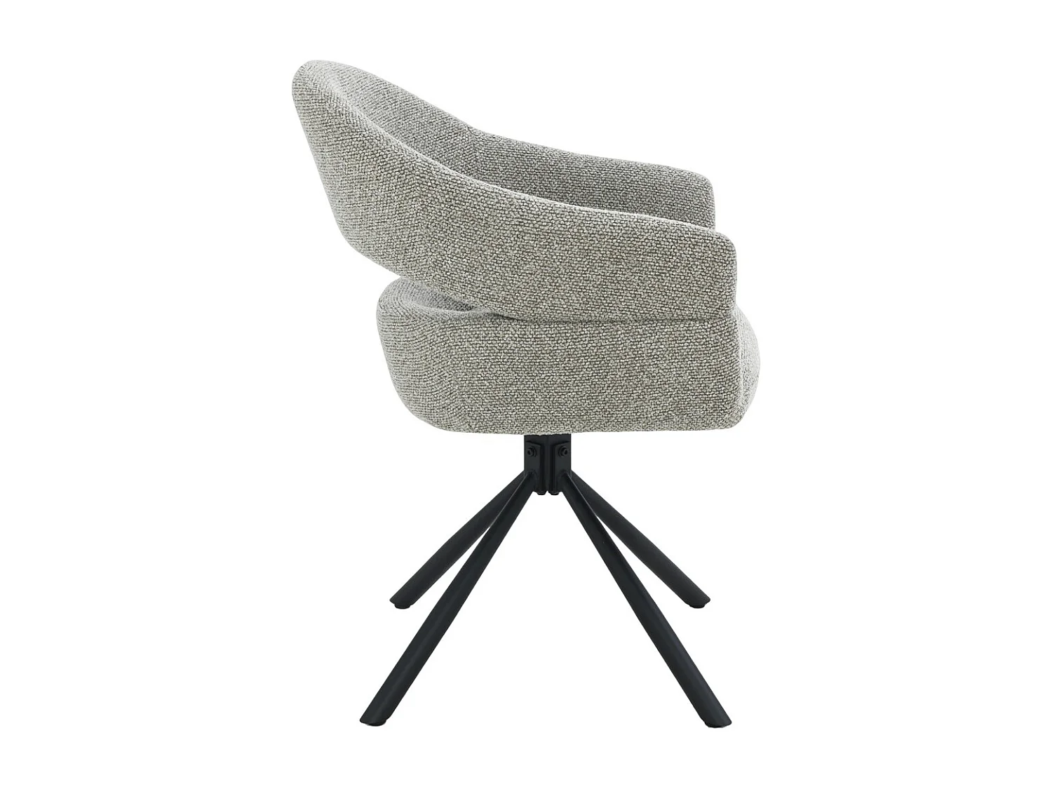 Eetkamerstoel Linn Taupe Set van 2 - 62x58x85cm