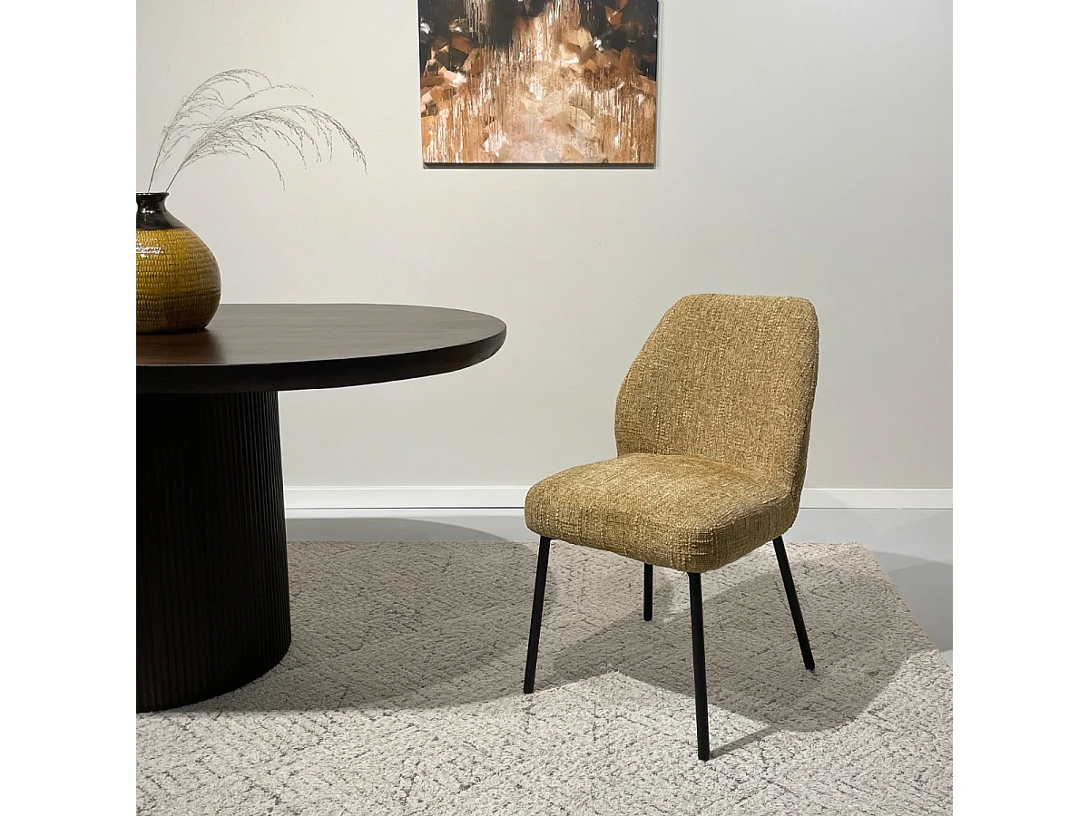 Eetkamerstoel Tess Honey Set van 2 - 63x48x83cm