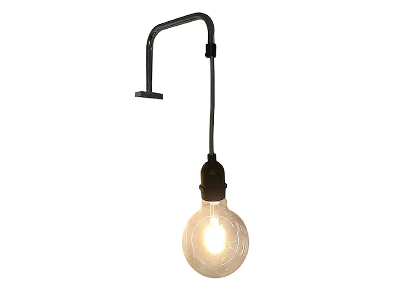Spot LED "Industrie suspendue" JACOB DELAFON noir mat