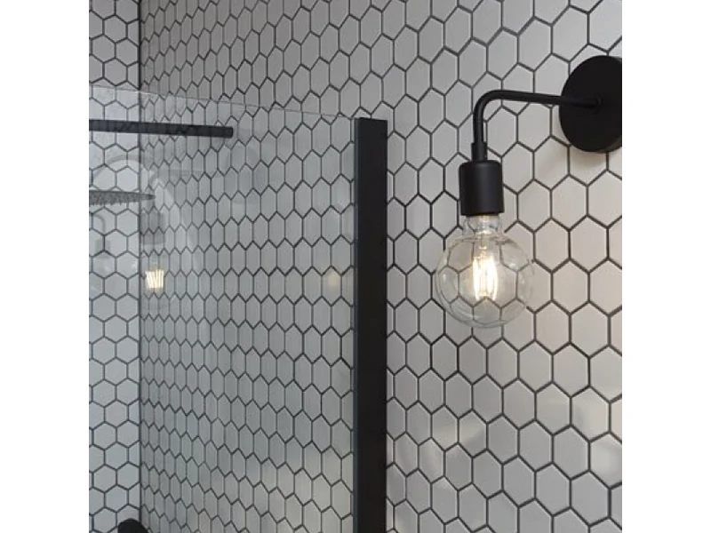 Spot LED "Industrie murale" JACOB DELAFON noir mat