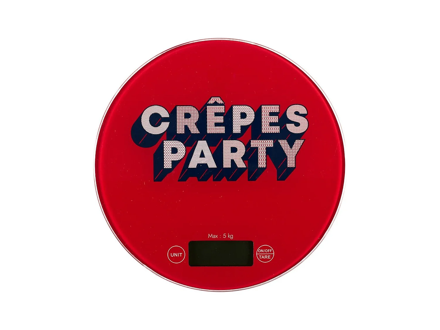 Balance de cuisine digitale sérigraphie "Crêpes party"