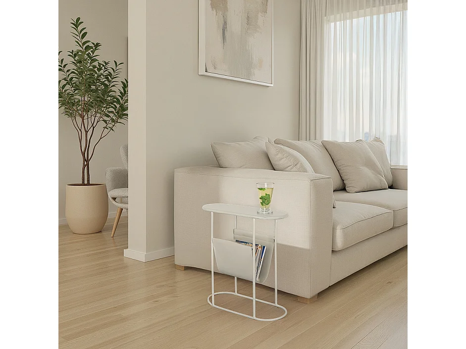 Bijzettafel Luna - 24x53.5x57.5cm