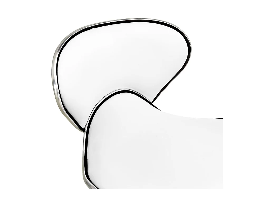 Chaise de bureau Blanc Similicuir