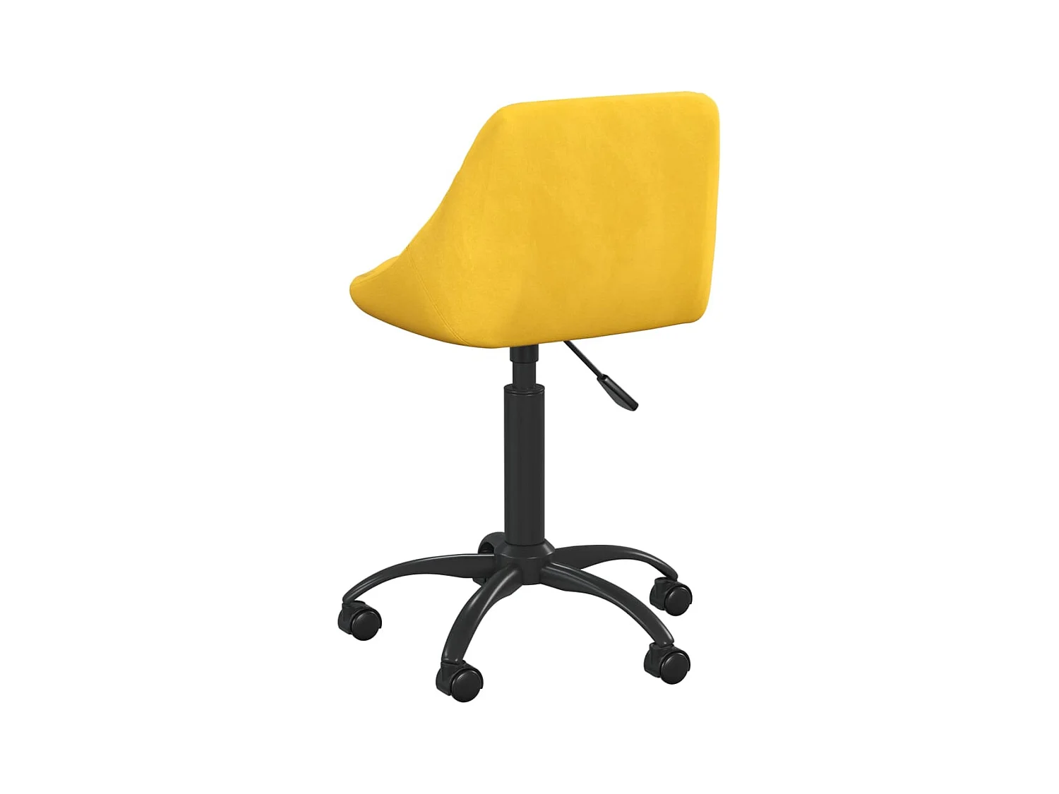 Chaise de bureau Jaune moutarde Velours