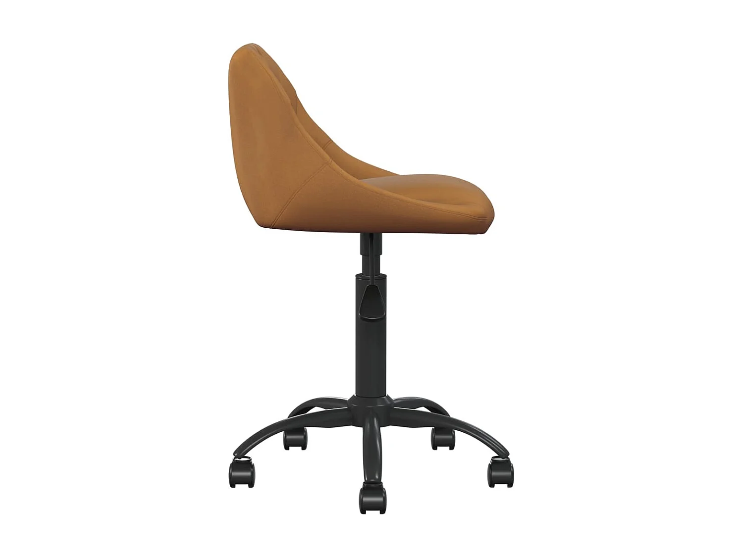 Chaise de bureau Marron Velours