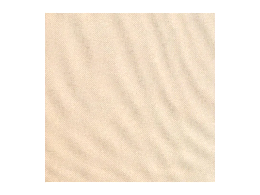 Chaise pivotante de bureau Crème Tissu