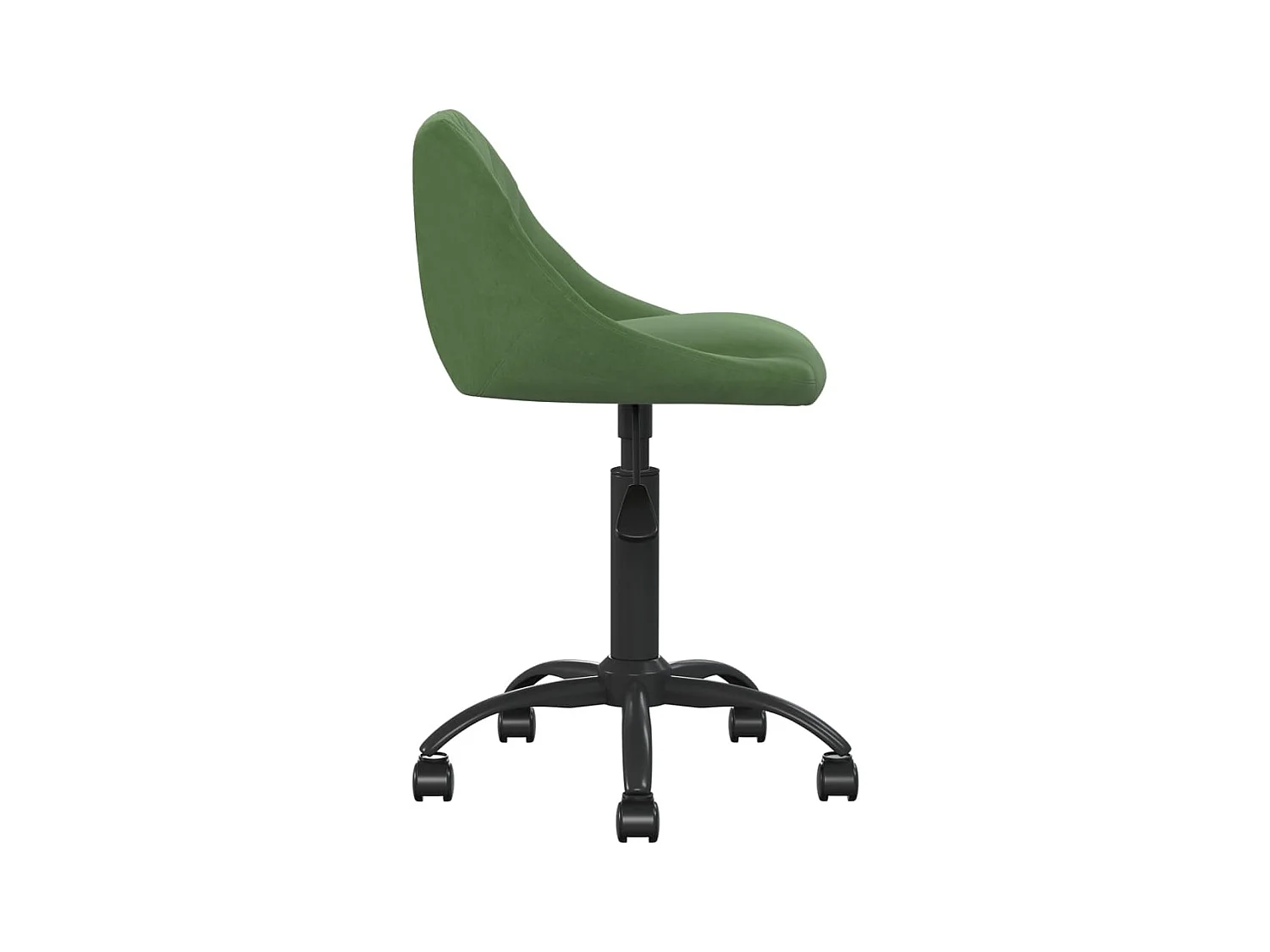 Chaise de bureau Vert foncé Velours