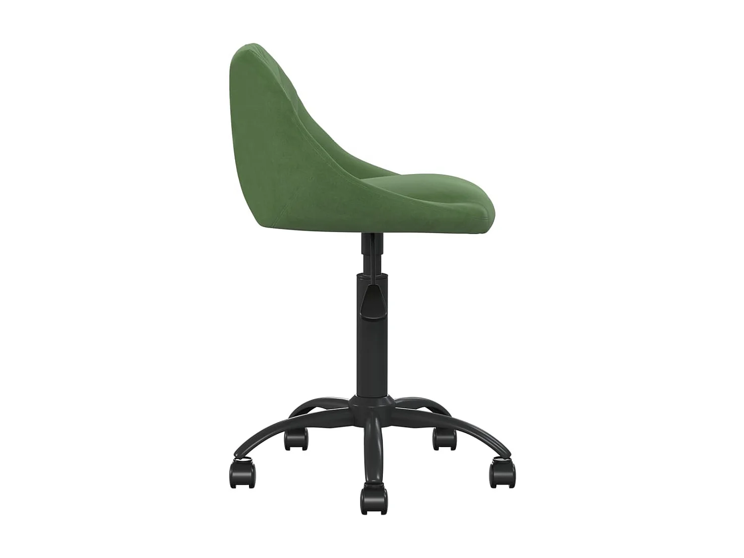 Chaise de bureau Vert foncé Velours