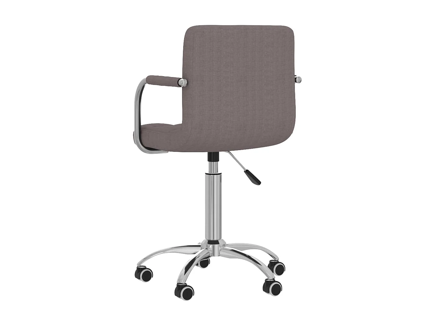 Chaise pivotante de bureau Taupe Tissu