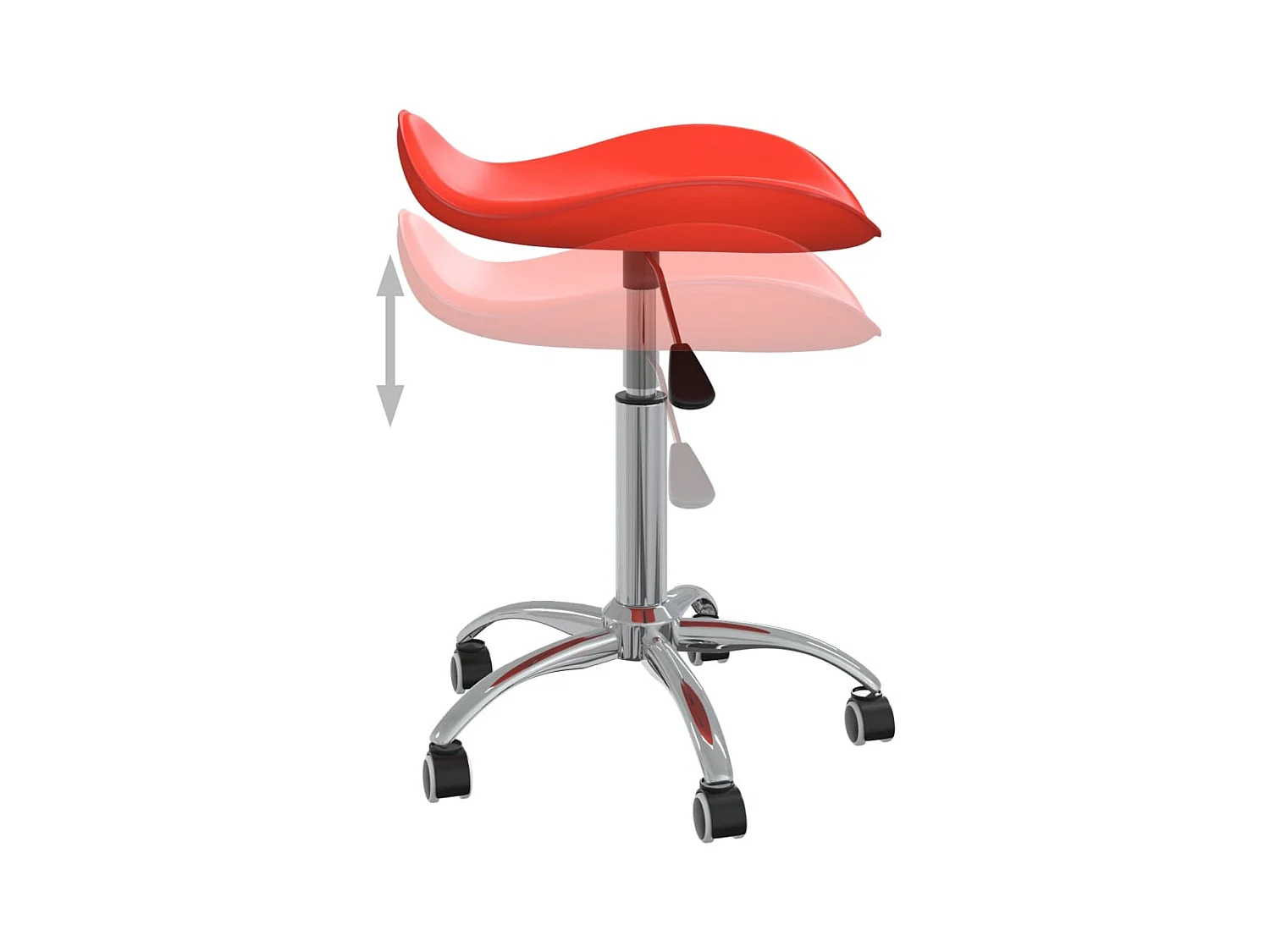 Chaise de bureau Rouge Similicuir