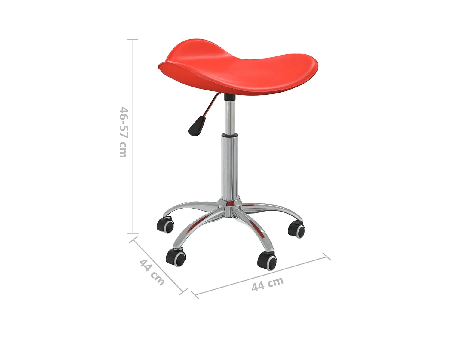Chaise de bureau Rouge Similicuir