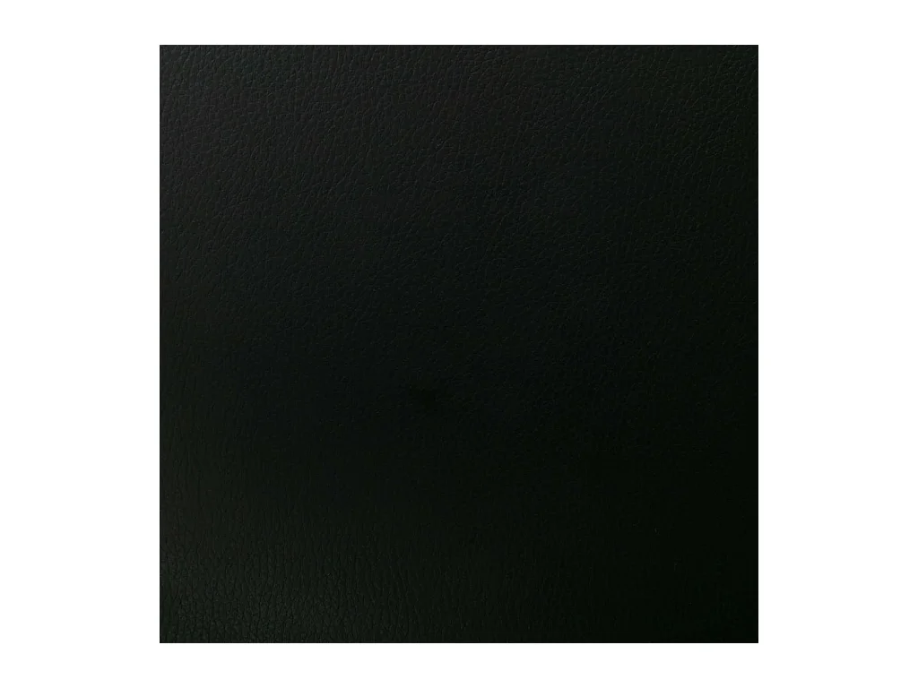 Chaise pivotante de bureau Noir Bois courbé et similicuir