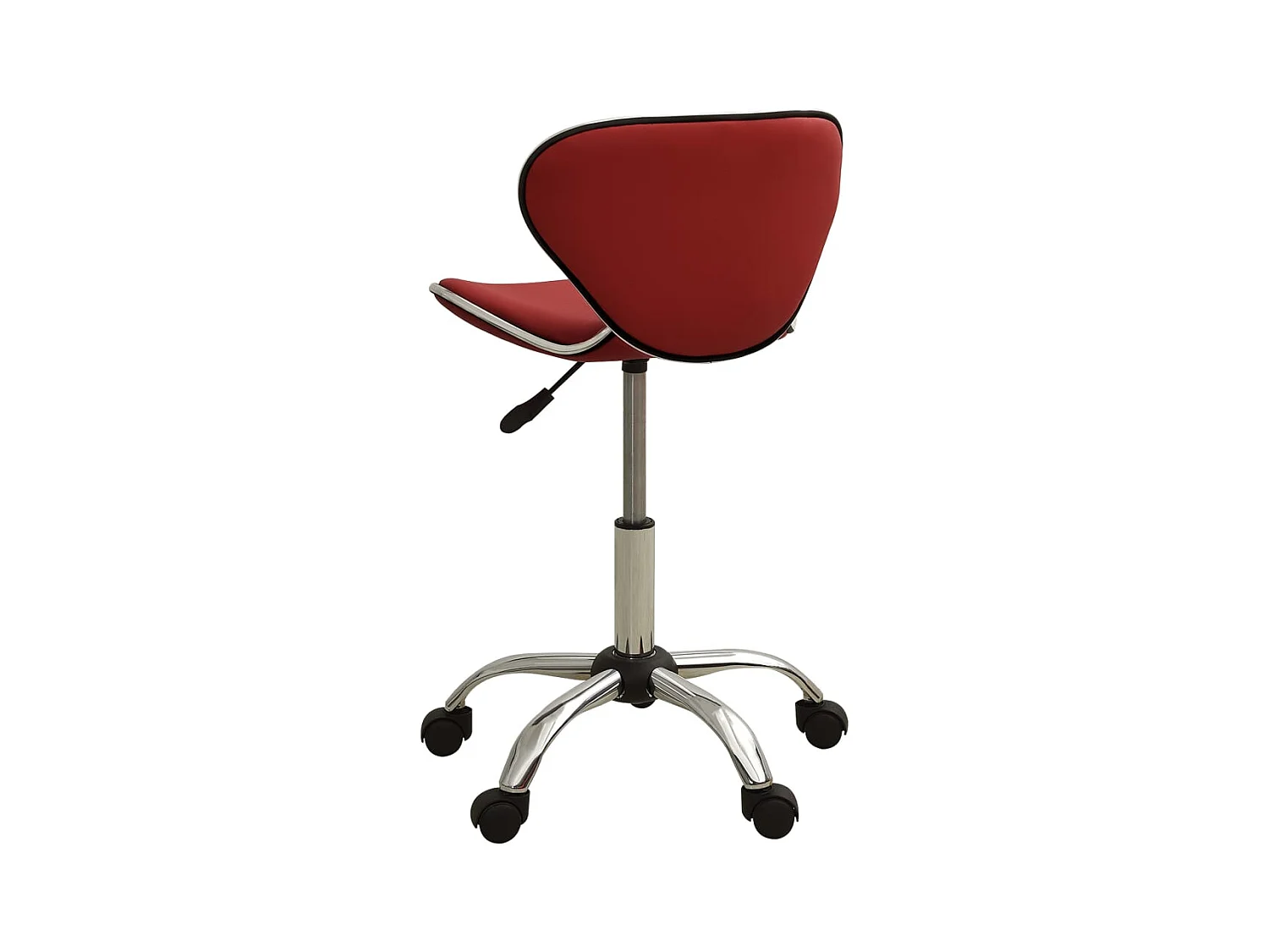 Chaise de bureau Rouge bordeaux Similicuir
