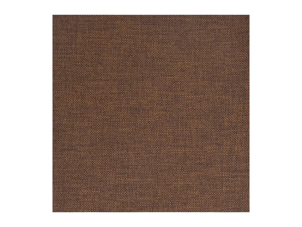 Chaise pivotante de bureau Marron Tissu