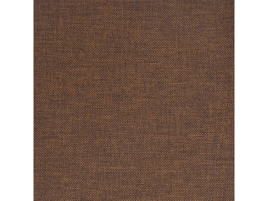 Chaise pivotante de bureau Marron Tissu