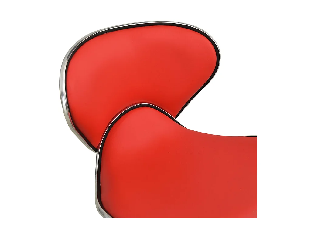 Chaise de bureau Rouge Similicuir
