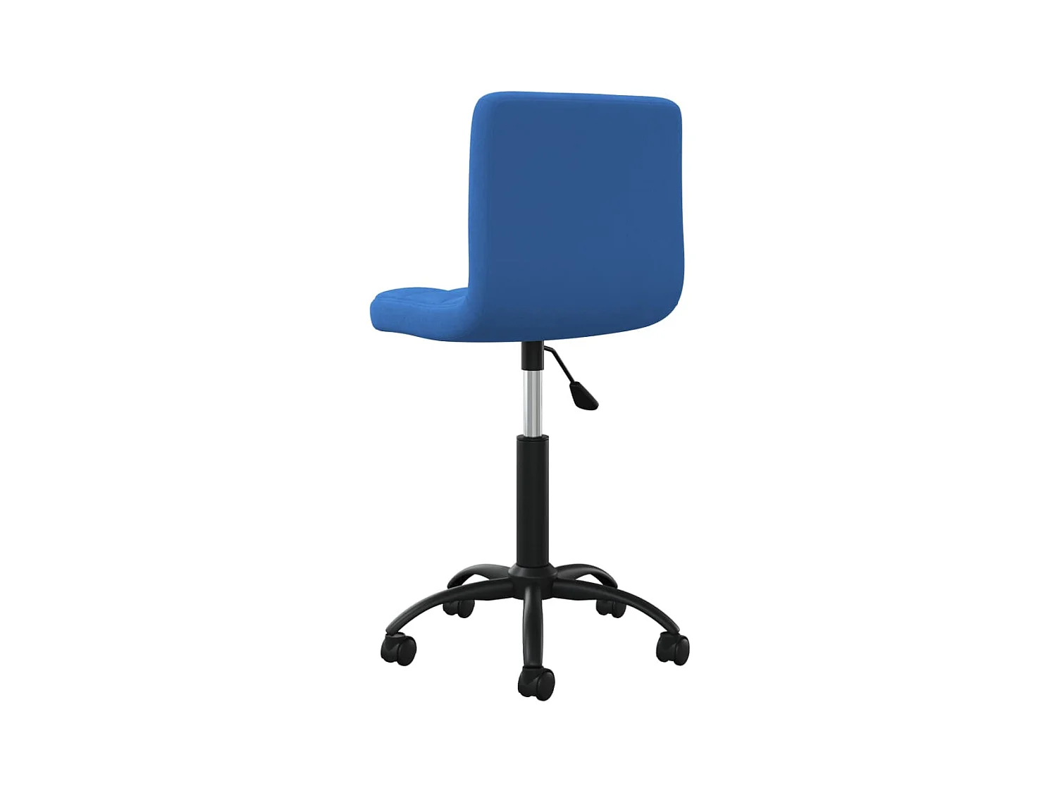 Chaise pivotante de bureau Bleu Velours