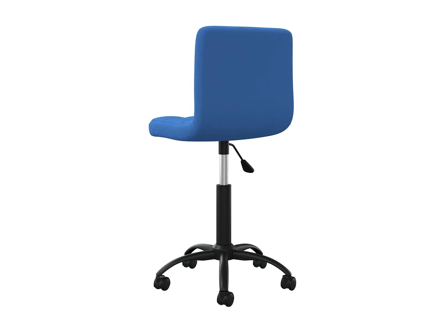 Chaise pivotante de bureau Bleu Velours