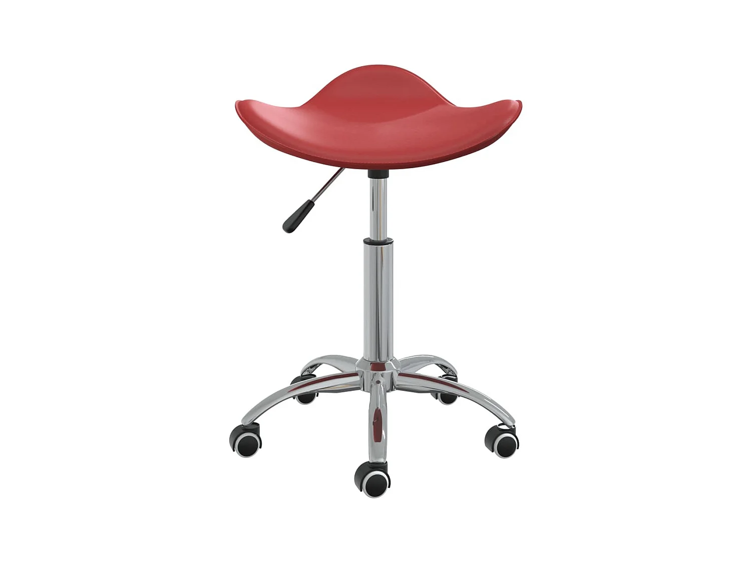 Chaise de bureau Rouge bordeaux Similicuir