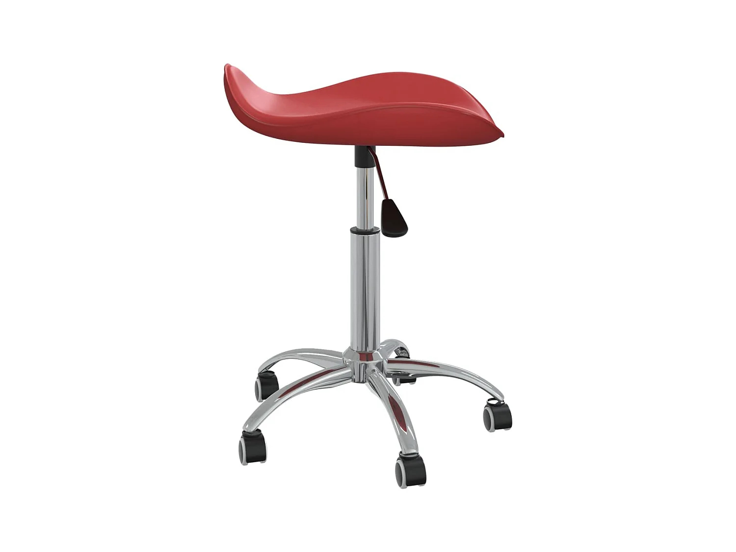 Chaise de bureau Rouge bordeaux Similicuir