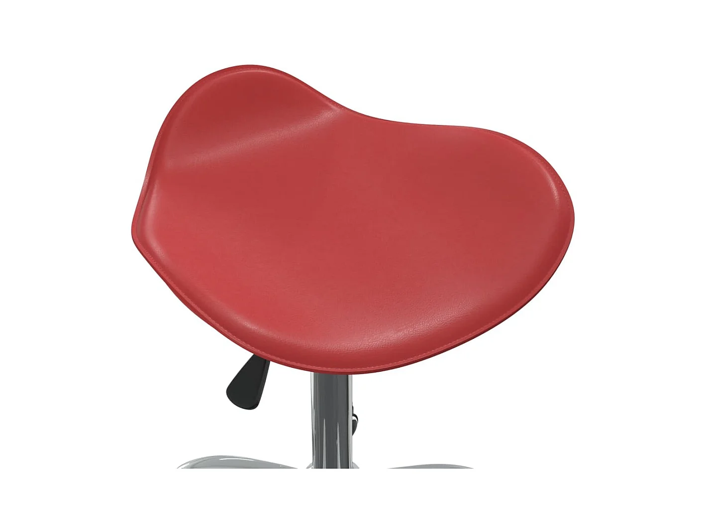 Chaise de bureau Rouge bordeaux Similicuir