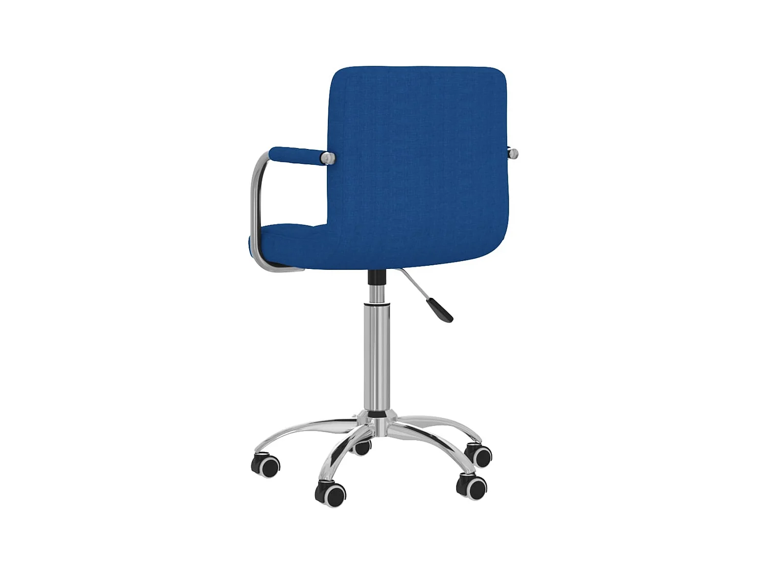Chaise pivotante de bureau Bleu Tissu