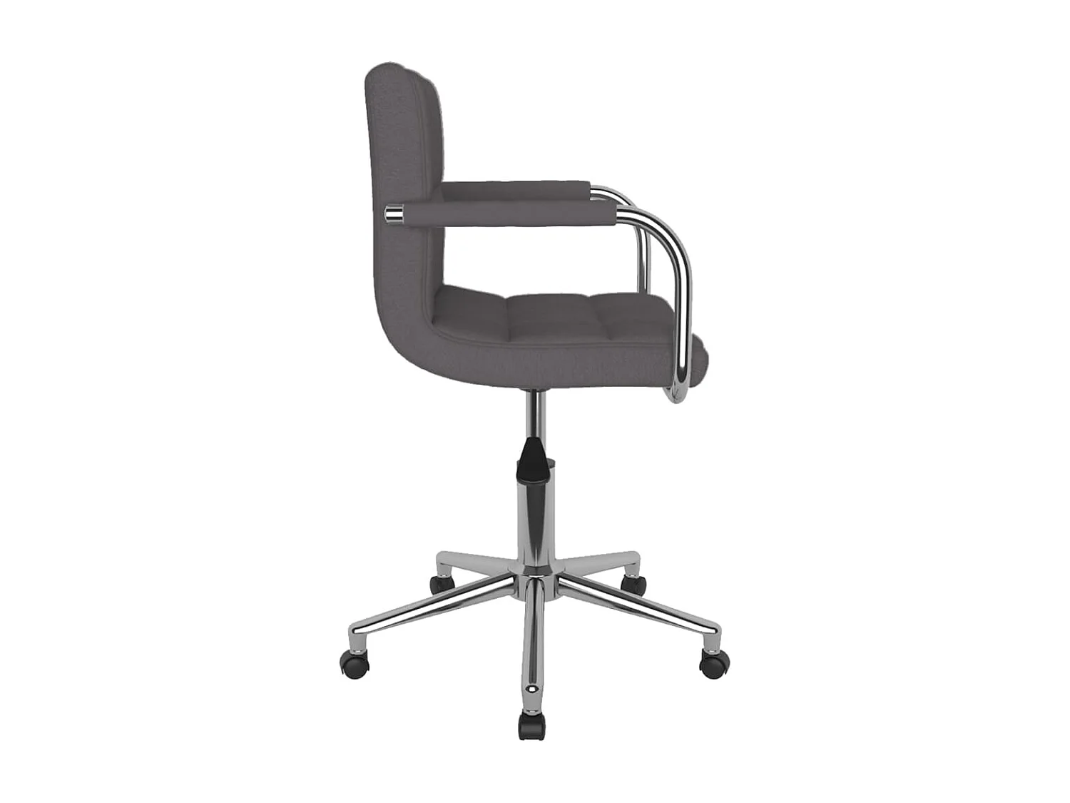 Chaise pivotante de bureau Taupe Tissu