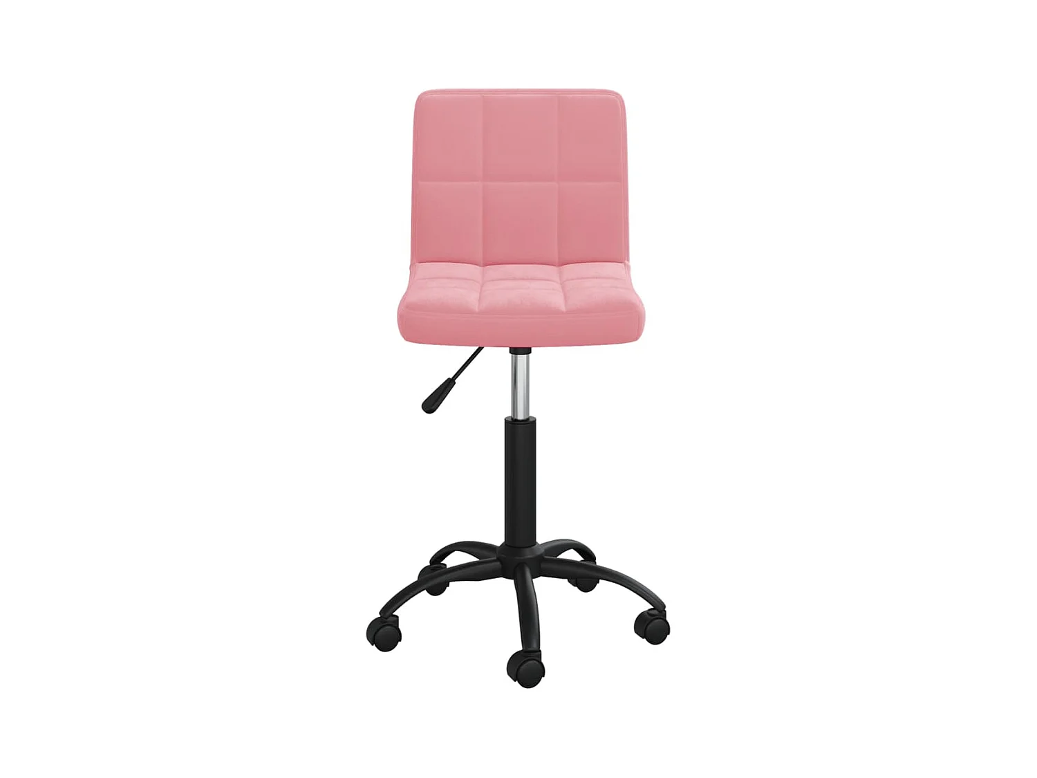 Chaise pivotante de bureau Rose Velours