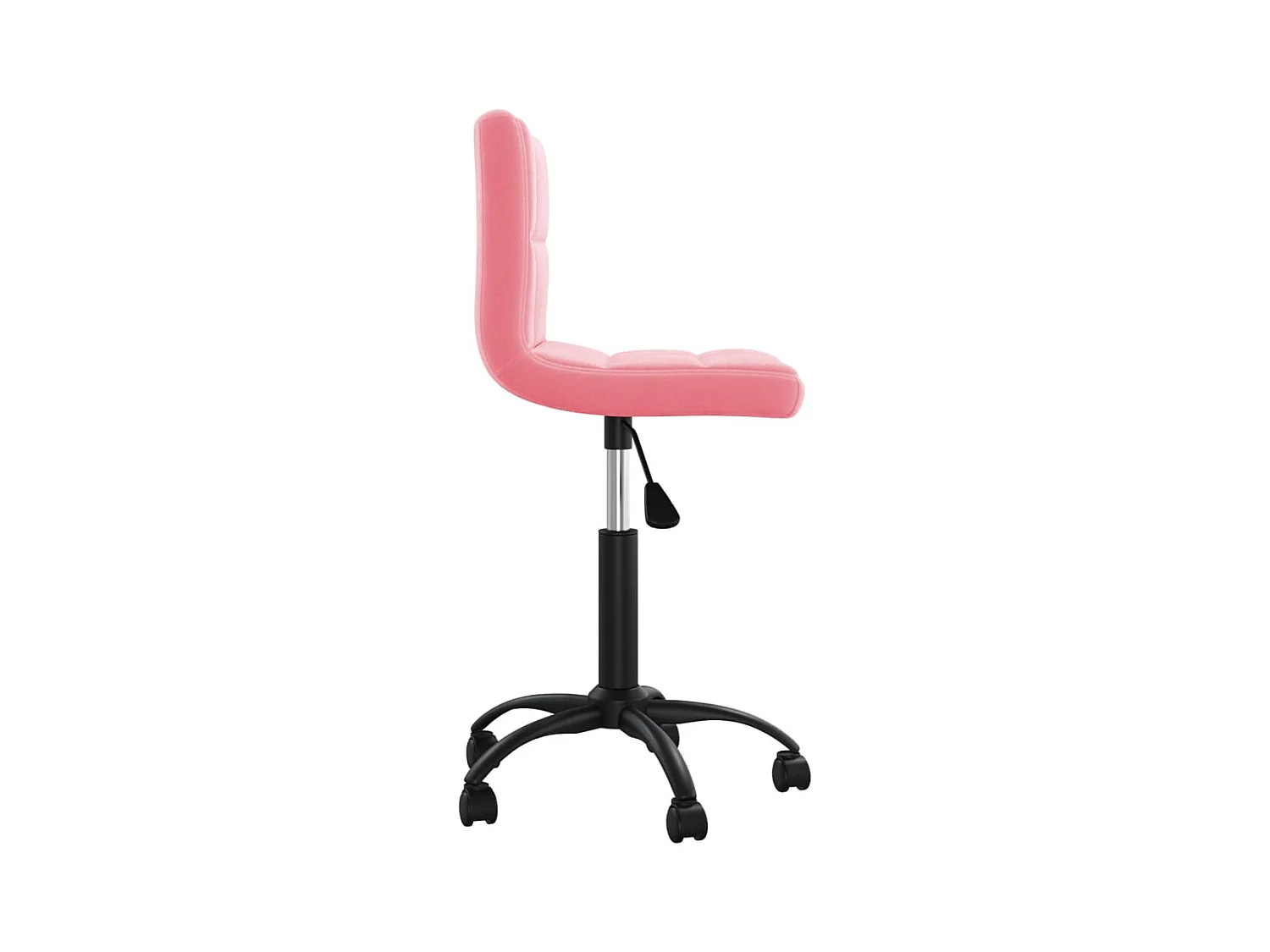 Chaise pivotante de bureau Rose Velours
