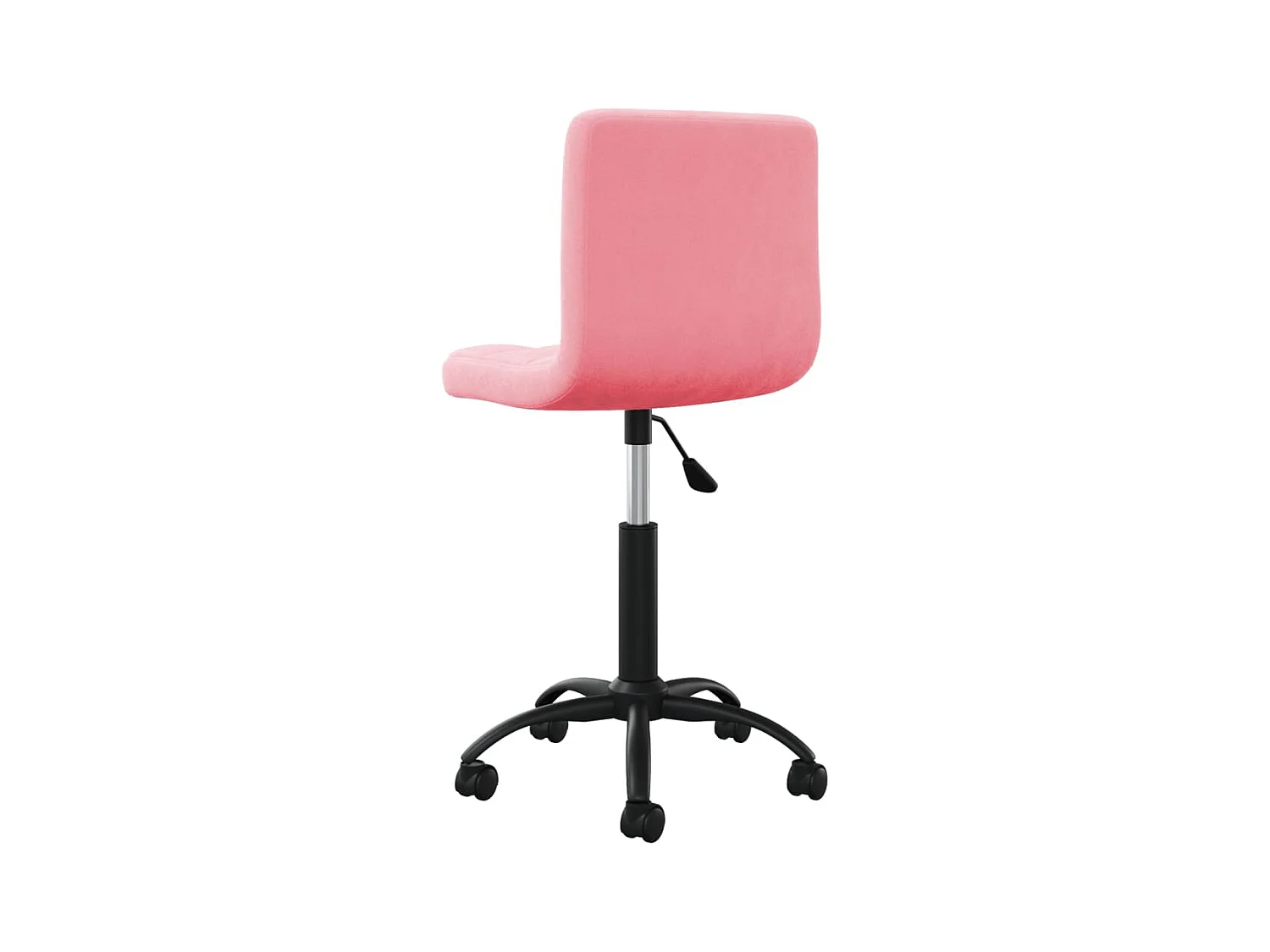 Chaise pivotante de bureau Rose Velours