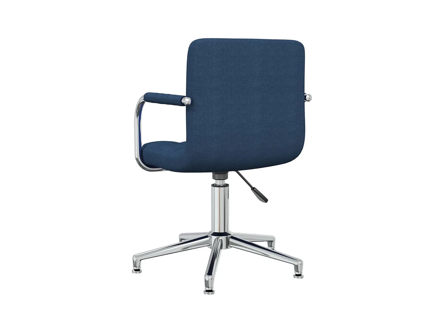 Chaise pivotante de bureau Bleu Tissu