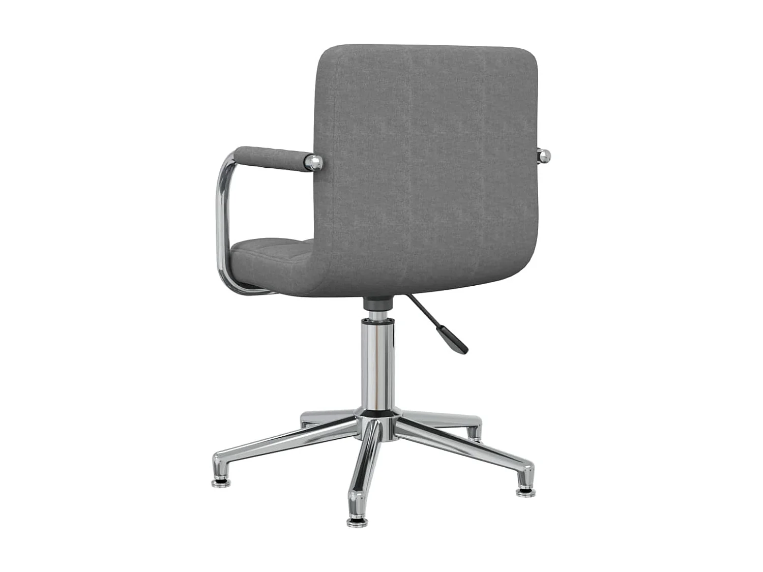 Chaise pivotante de bureau Gris clair Tissu
